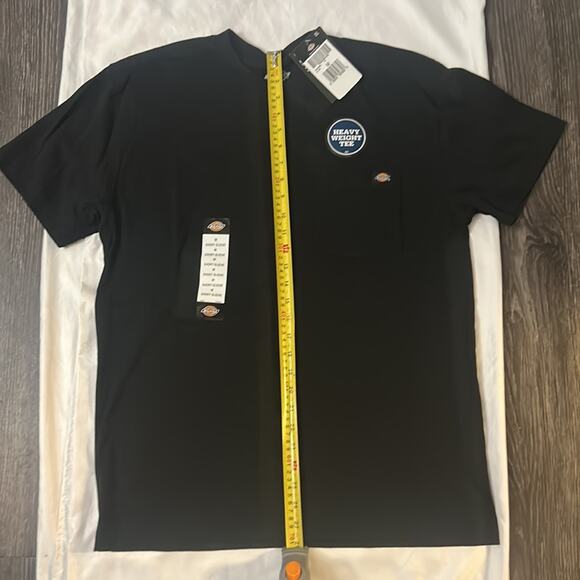 Dickies Black Short Sleeve Heavyweight Crew Tee M NEW Classic Preppy Nautical - Picture 6 of 10